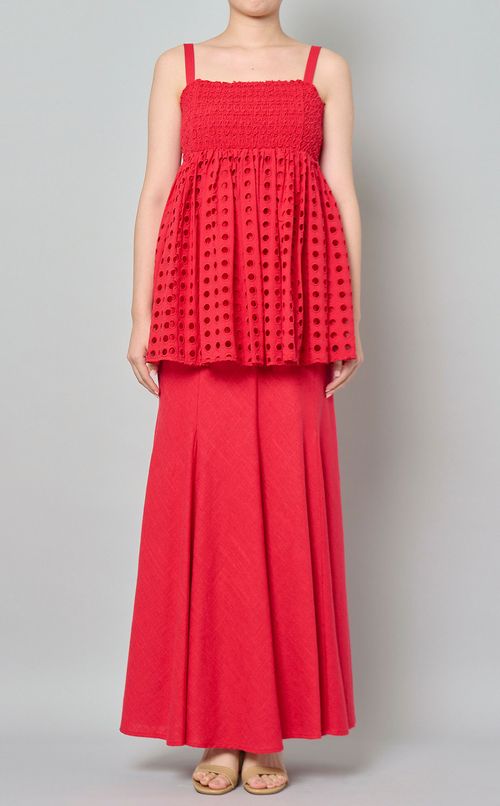 ホールドットフレアキャミソール