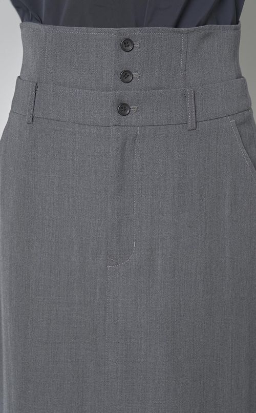 ダブルウエストタイトスカート