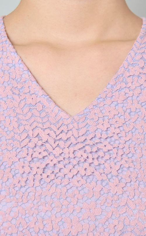 ラッセルレースパフショルダードレス