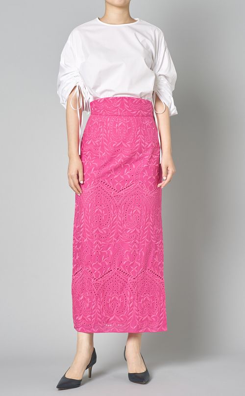 タイプライターギャザーブラウス