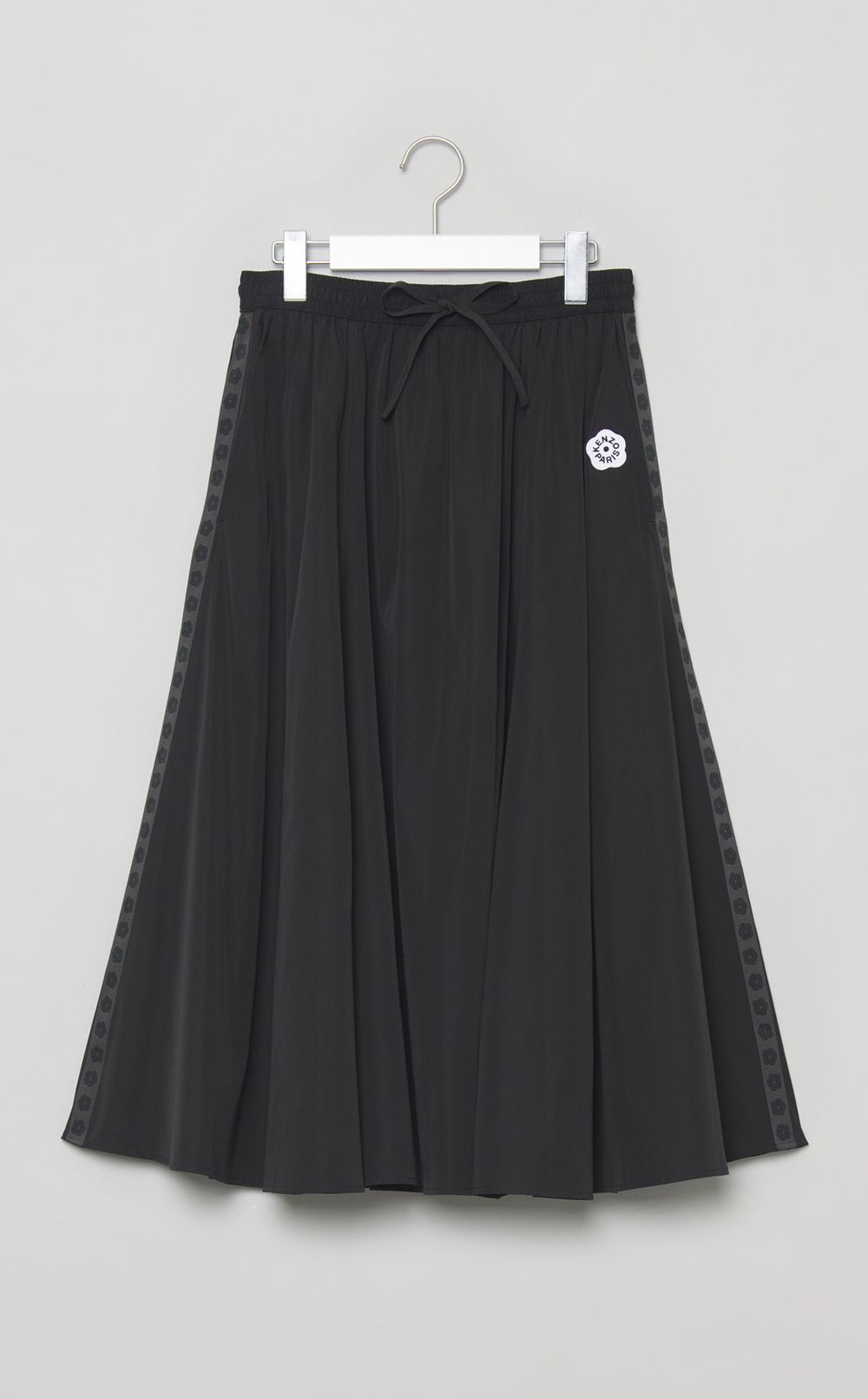 ギャザーフレアミディスカート