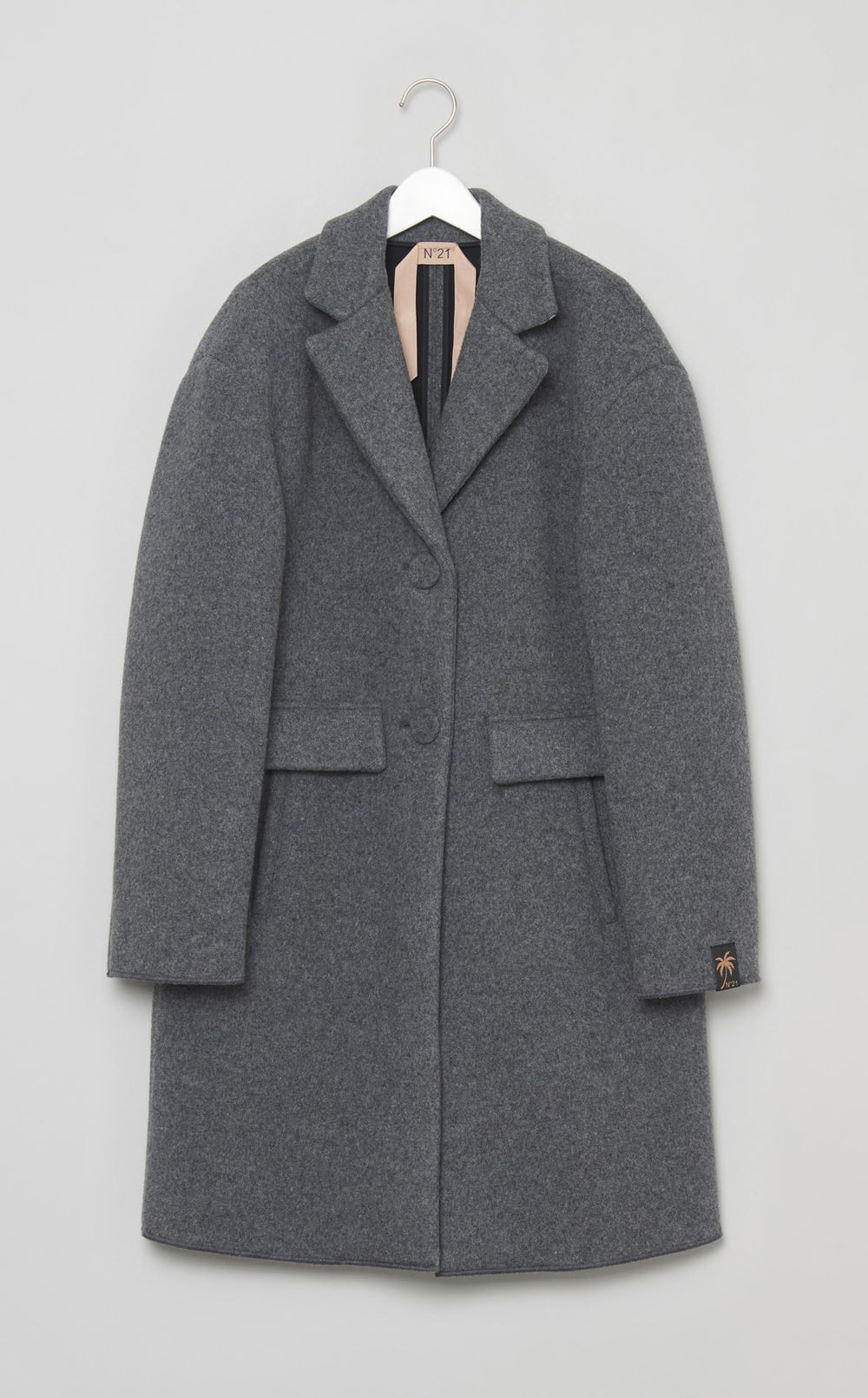 オーバーサイズウールテーラードコート