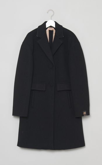 オーバーサイズウールテーラードコート