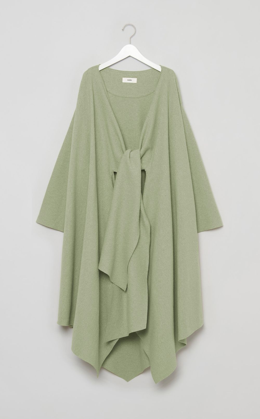 ウールラップコートドレス