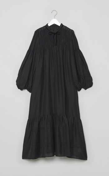 シフォンギャザーワンピース