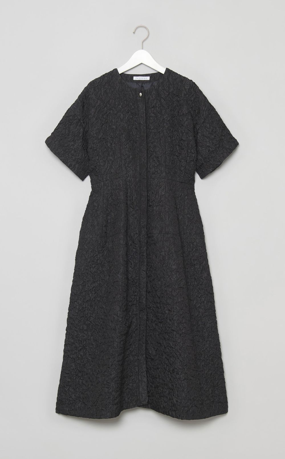 ジャガード前開きワンピース