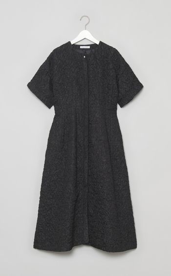 ジャガード前開きワンピース