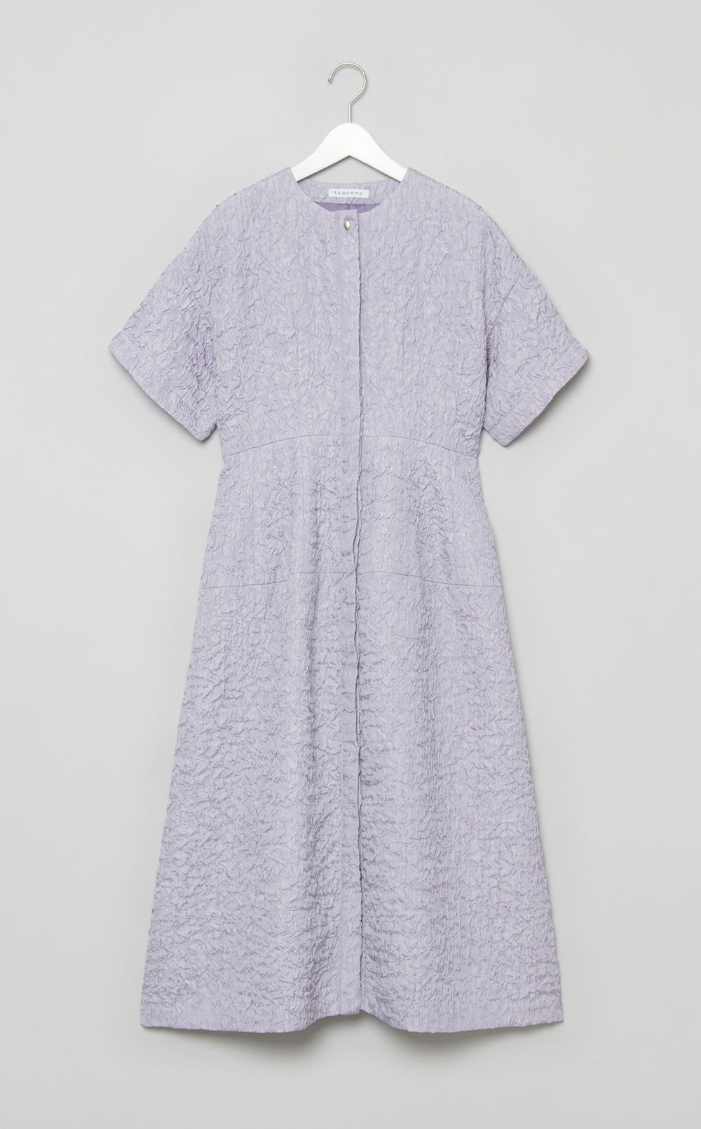 ジャガード前開きワンピース