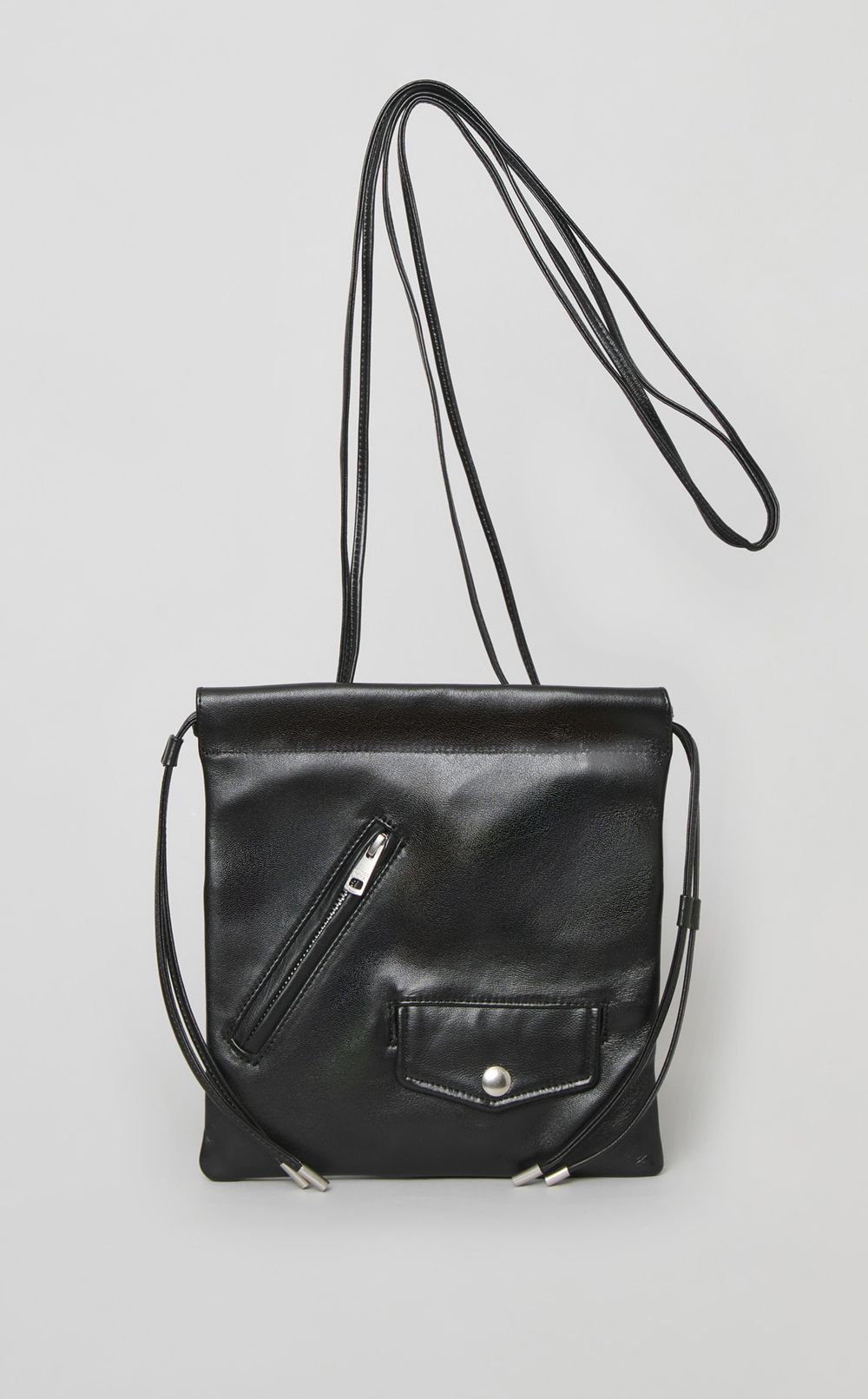 ライダースデザインドローストリングバッグ