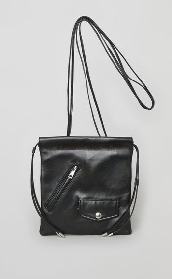 ライダースデザインドローストリングバッグ