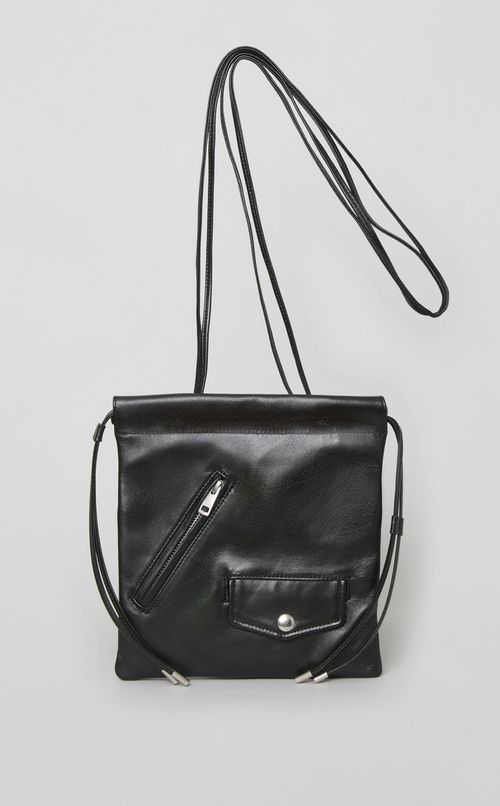 ライダースデザインドローストリングバッグ