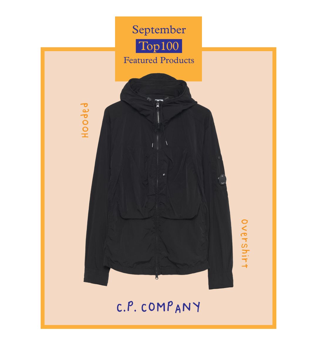 C.P. COMPANYのナイロンフードジャケット