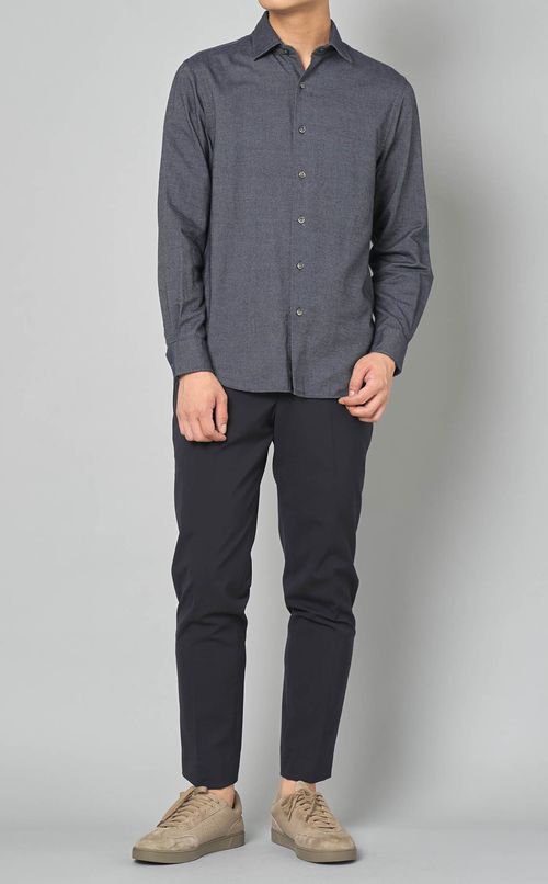 ワイドスプレッドカラーシャツ