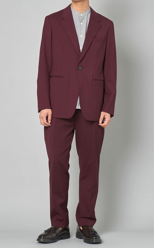 1ボタンボックスジャケット