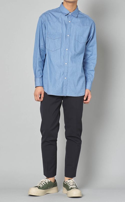 ウエスタンデニムシャツ