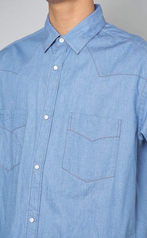 ウエスタンデニムシャツ