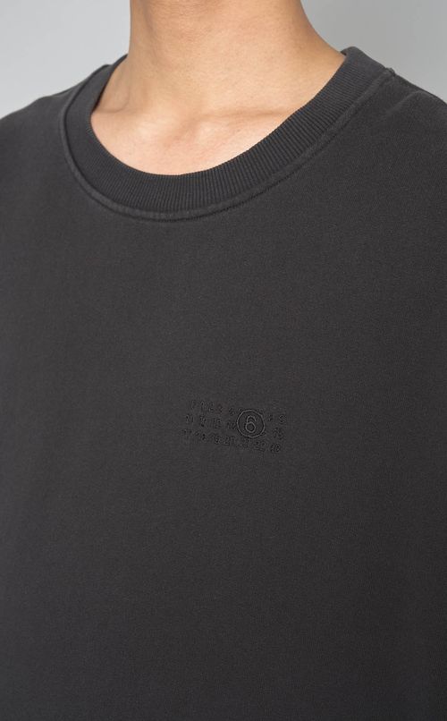 ミニロゴ刺繍スウェット