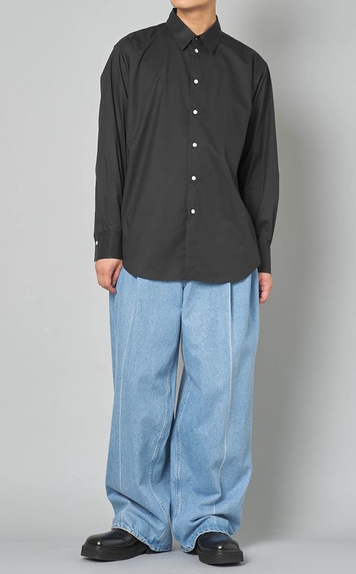 ジッパーツイルシャツ