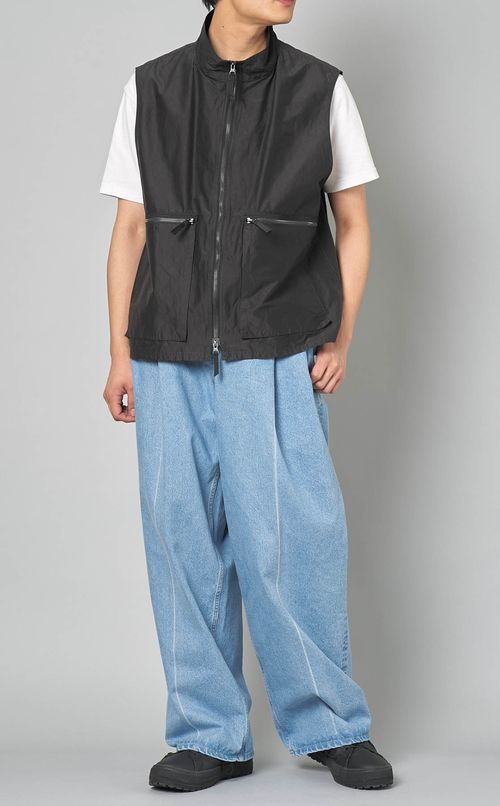 デニムツータックパンツ