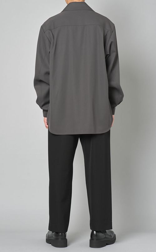 リブシャツブルゾン