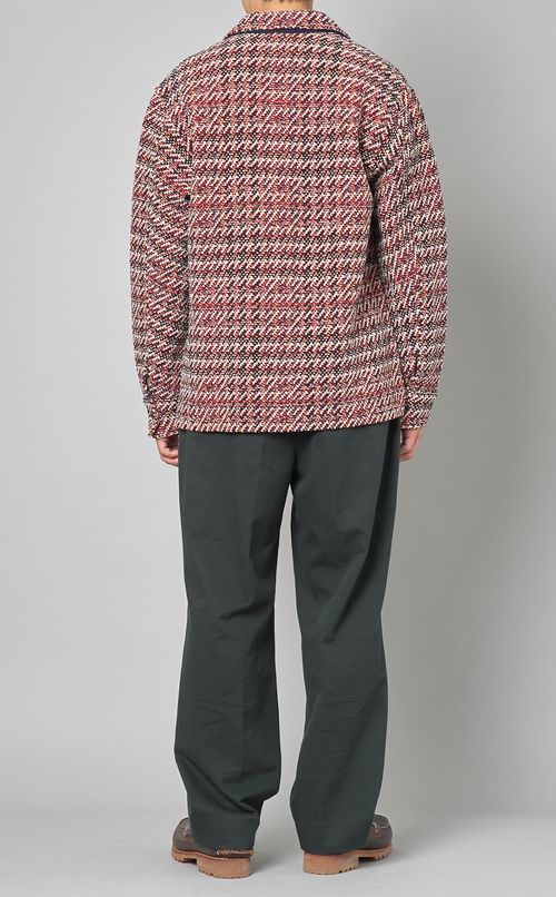 ベルベットチェックツイードジャケット