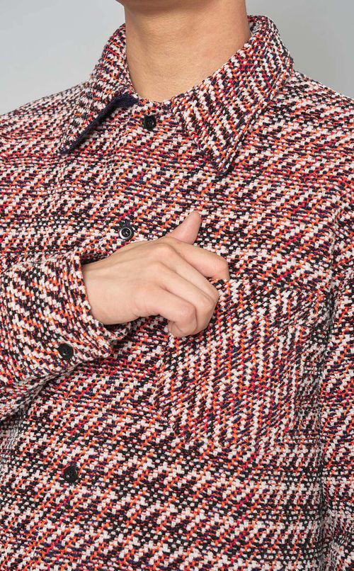 ベルベットチェックツイードジャケット