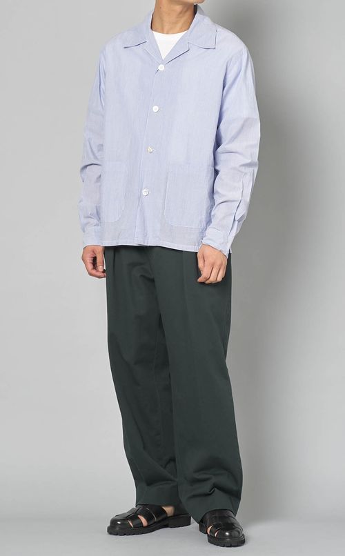 コットン2タックチノパンツ