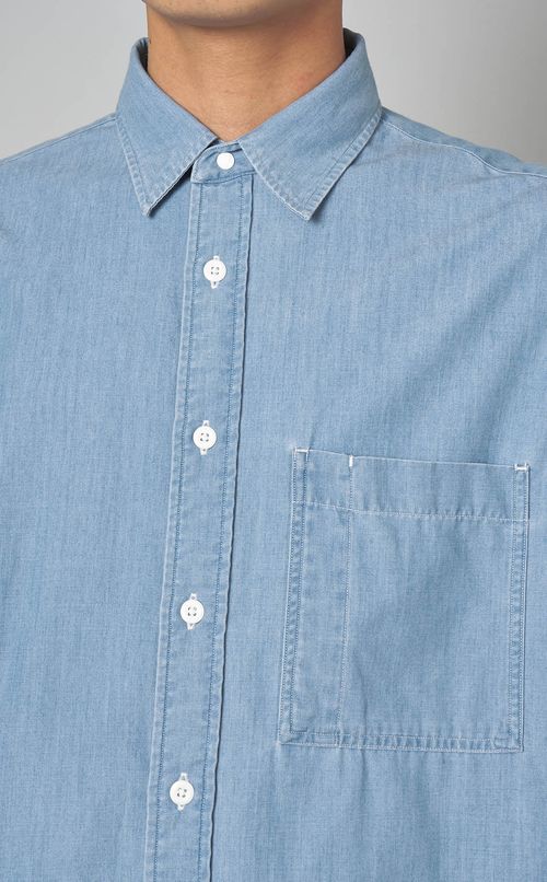 シャンブレーフィールドシャツ