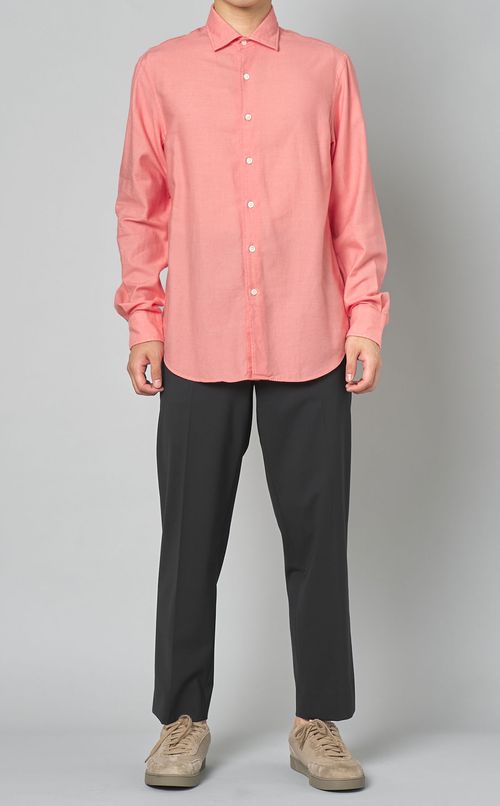 ワイドスプレッドカラーシャツ