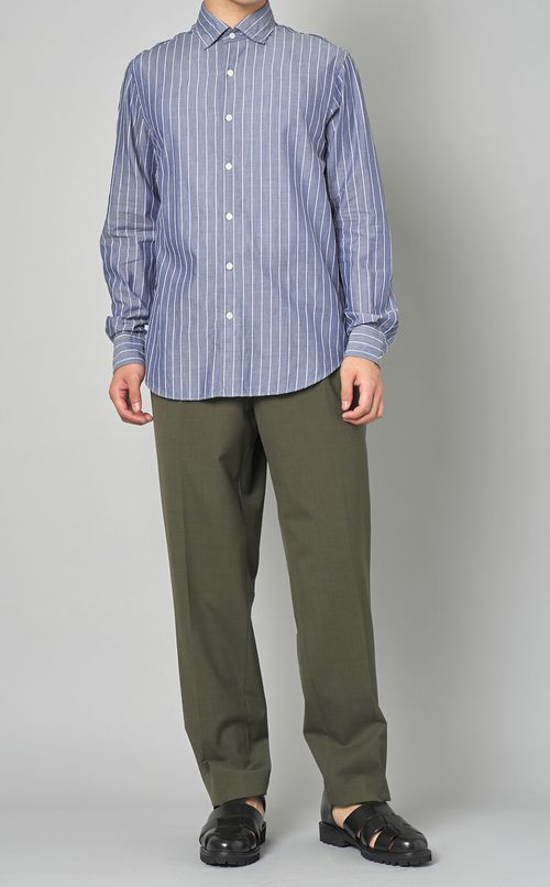 ワイドスプレッドカラーシャツ