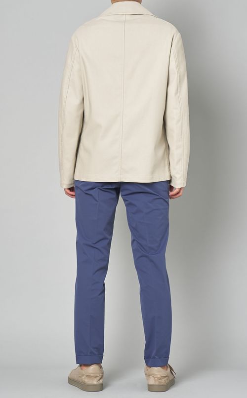 コットンシルクシャツジャケット