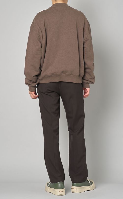 ロゴジップジャージカーディガン