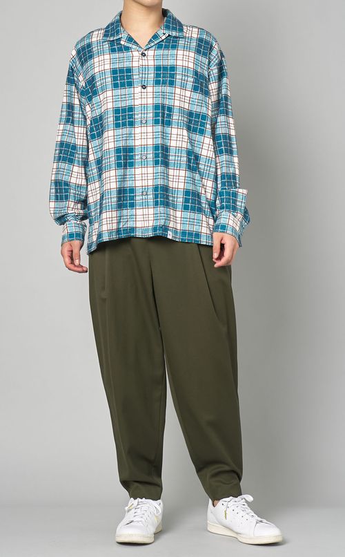 ウールツイル2タックパンツ