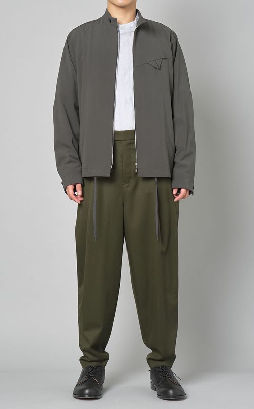 ウールツイル2タックパンツ