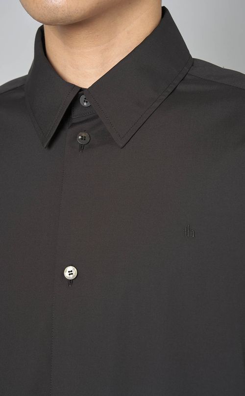 ミディアムロングシャツコート