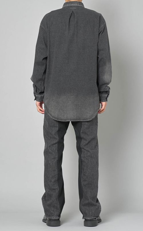 パネルデニムシャツ