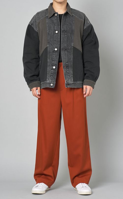 パネルデニムジャケット