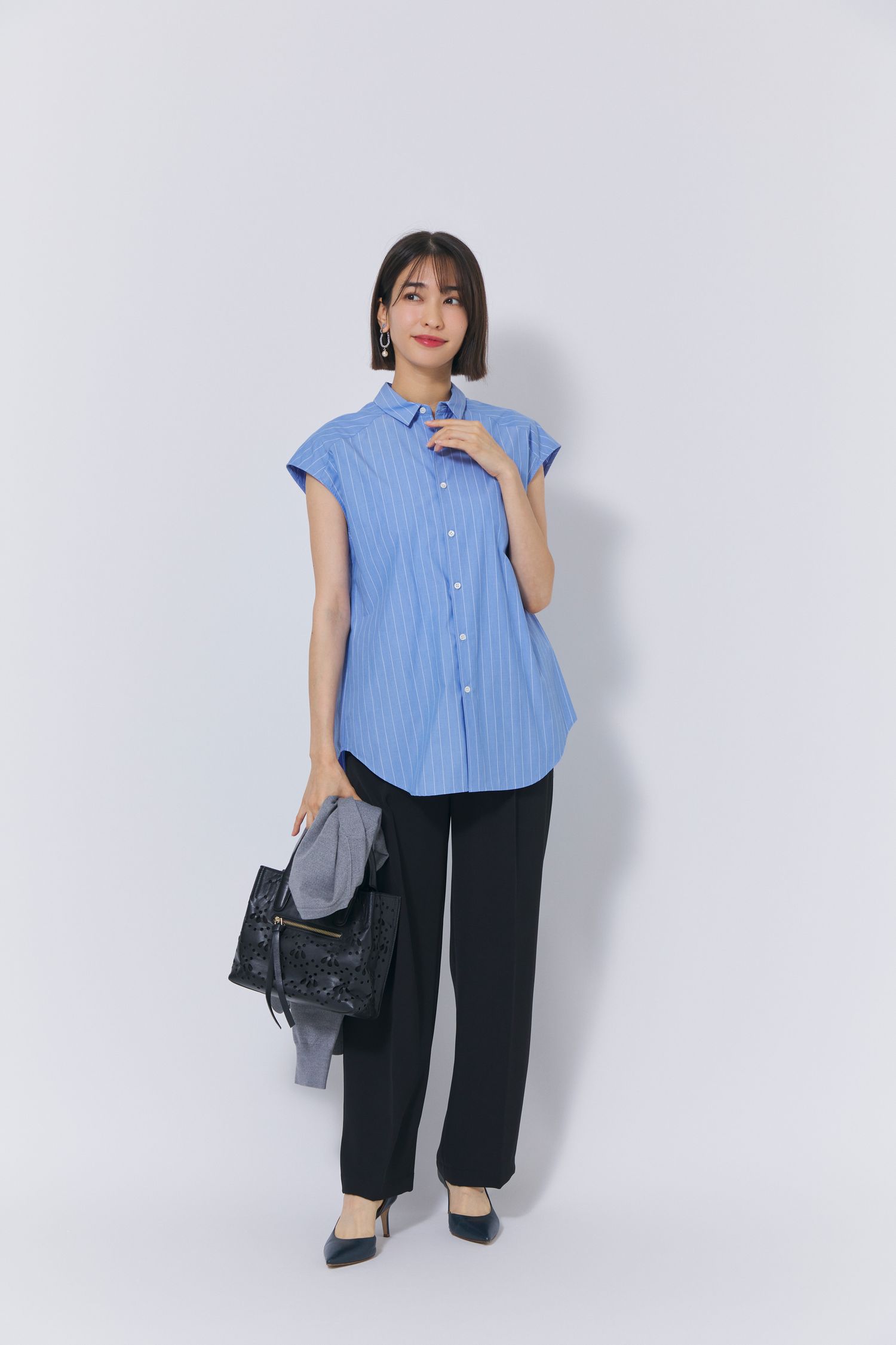 9月の通勤におすすめの半袖シャツ×パンツ