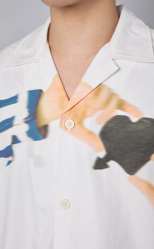 プリントショートスリーブシャツ