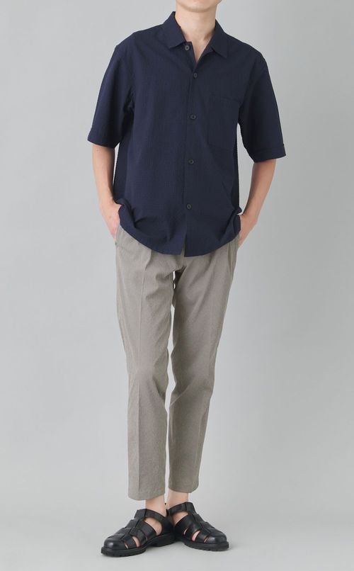 ポリエステルリンクルパンツ