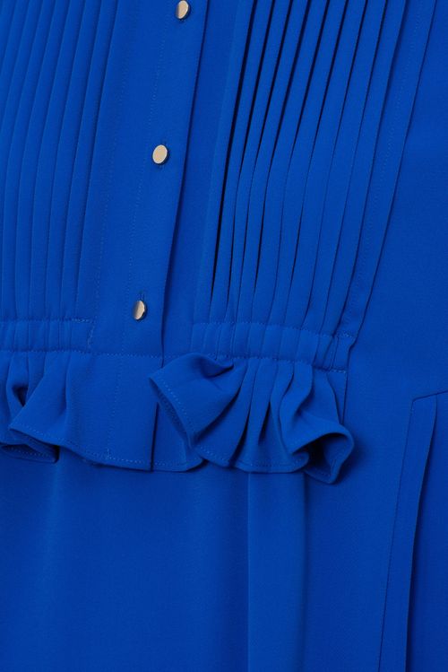 Aラインプリーツワンピース