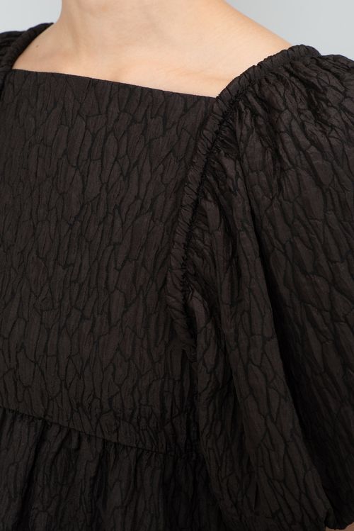 ジャガードチュニックブラウス