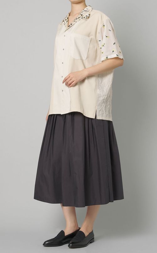 【reADdress】ショートスリーブオープンカラーシャツ