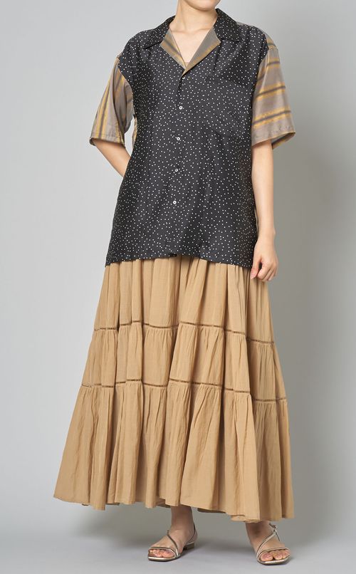 【reADdress】ショートスリーブオープンカラーシャツ