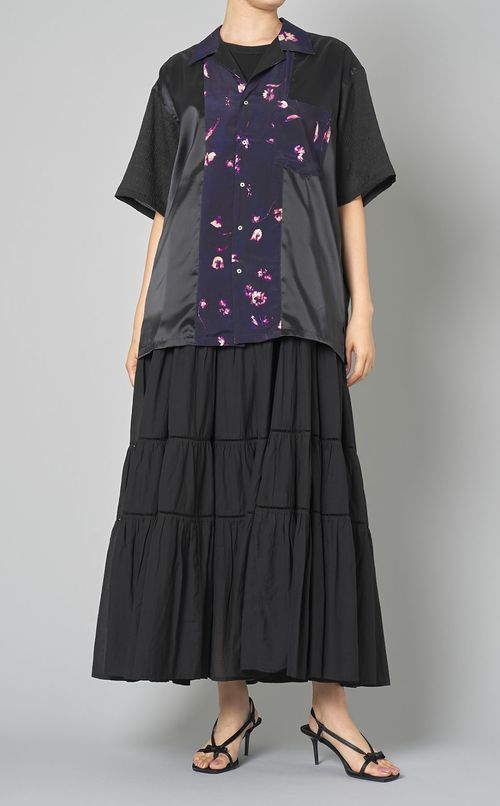 【reADdress】ショートスリーブオープンカラーシャツ