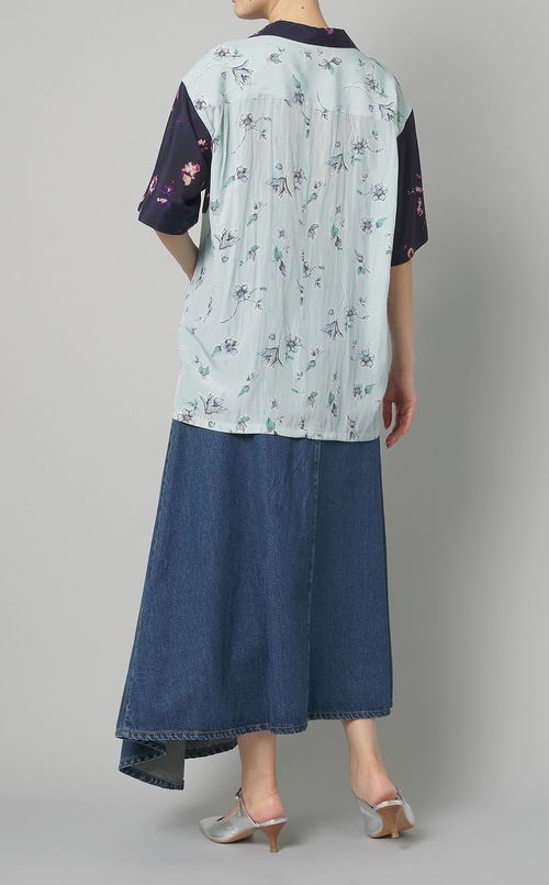 【reADdress】ショートスリーブオープンカラーシャツ