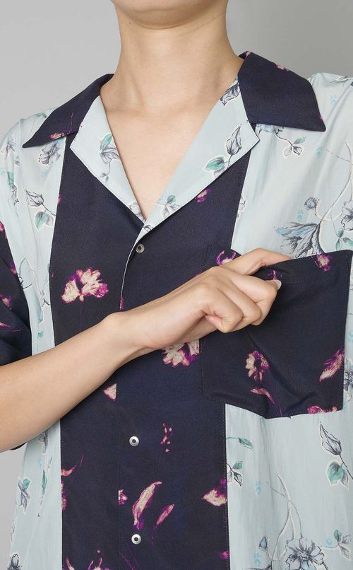 【reADdress】ショートスリーブオープンカラーシャツ