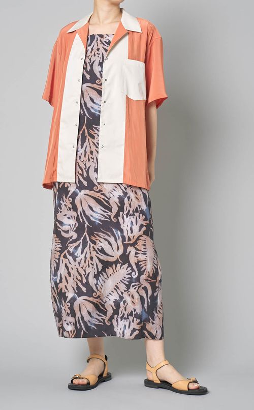 【reADdress】ショートスリーブオープンカラーシャツ