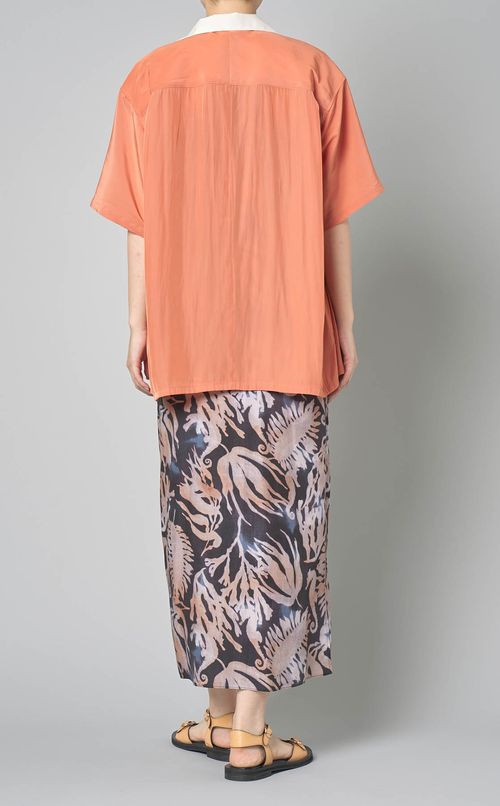 【reADdress】ショートスリーブオープンカラーシャツ