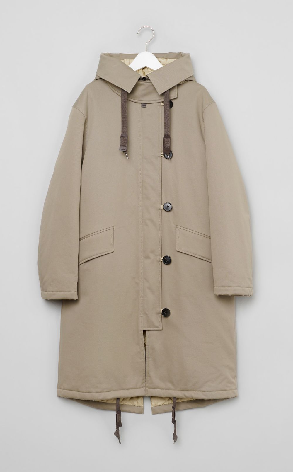 コットンツイルミリタリーコート